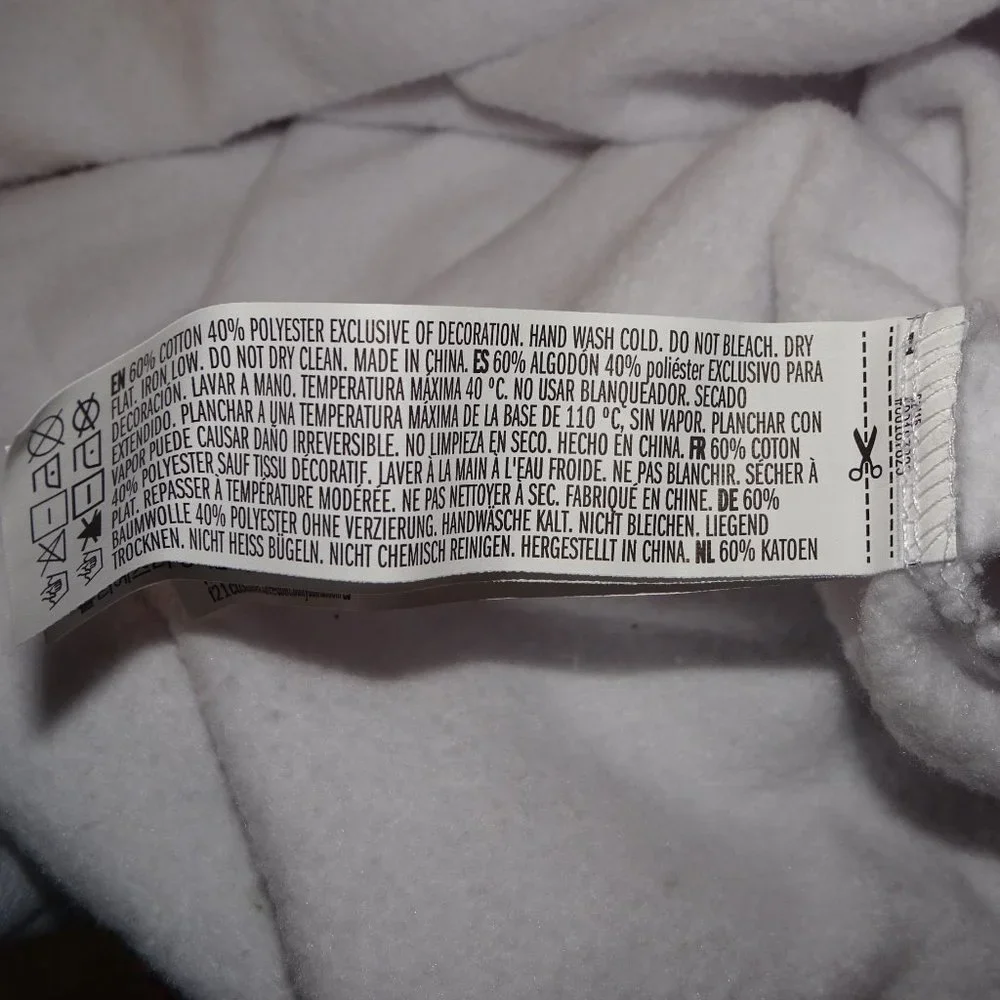 Pony x Forever 21+ Cropped White Hoodie - Picture 6 of 6